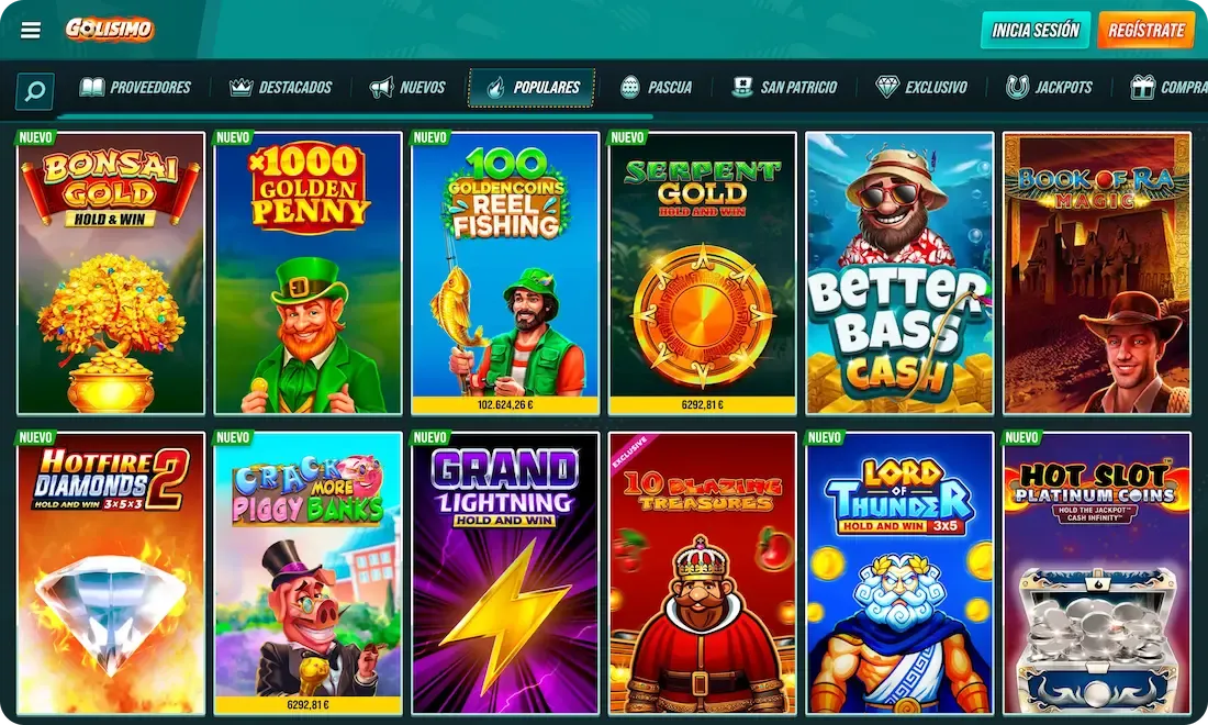 juegos del casino golisimo